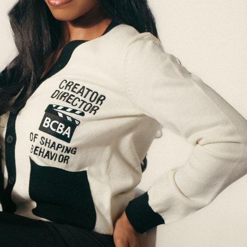 [PRESALE] BCBA Creator Director Cardigan - Black & Ivory