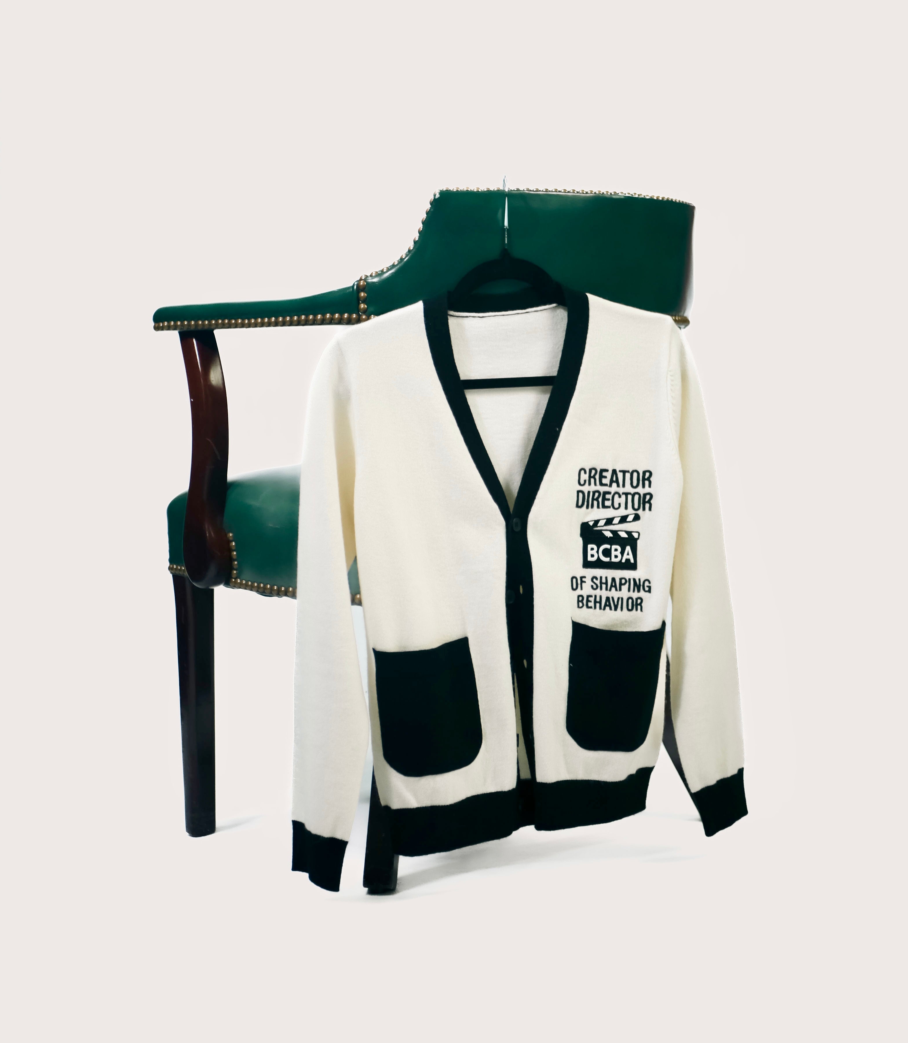 [PRESALE] BCBA Creator Director Cardigan - Black & Ivory