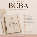 12-Week BCBA Study Planner (Digital)
